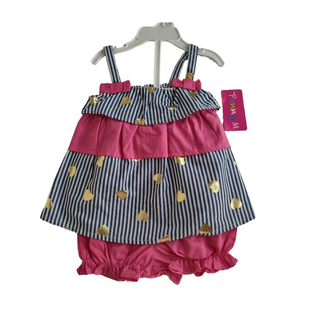 NWT Penny M 2 Piece Short Set